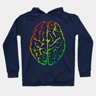 Rainbow Colorful Brain Hoodie